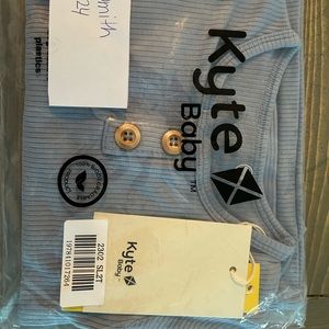 Kyte Baby Ribbed Henley 2T